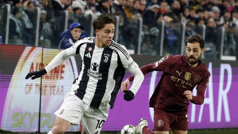 Juventus, Kenan Yıldız’la Şampiyonlar Ligi’nde Manchester City’ye merhamet etmedi!