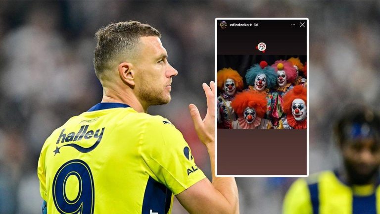 F.Bahçeli Edin Dzeko, Galatasaray maçı sonrası yaptığı paylaşımla ortalığı karıştırdı!