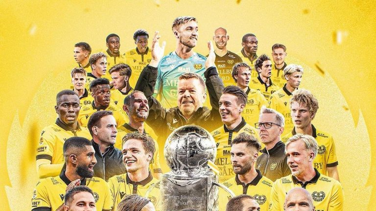 Nüfusu 1500’den az olan köy takımı, İsveç’te şampiyon oldu